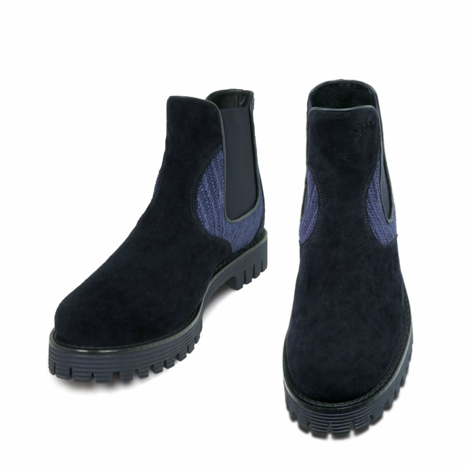 Maastricht - Elevator Boots In Leather/fabric Mix From 2.4 To 4 Inches 3 Maastricht - Elevator Boots In Leather/fabric Mix From 2.4 To 4 Inches