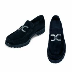 Versailles - Elevator Loafers In Suede Leather From 2 To 2.8 Inches