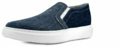 Alassio - Elevator Slip-Ons In Fabric Up To 2.6 Inches -Deals Guidomaggi Store elevated shoes alassio 3 1