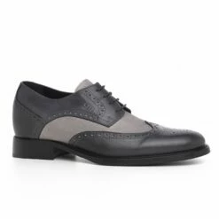 Cremona - Elevator Shoes In Leather/fabric Mix From 2.4 To 3.1 Inches 8 Cremona - Elevator Shoes In Leather/fabric Mix From 2.4 To 3.1 Inches -Deals Guidomaggi Store elevated shoes cremona