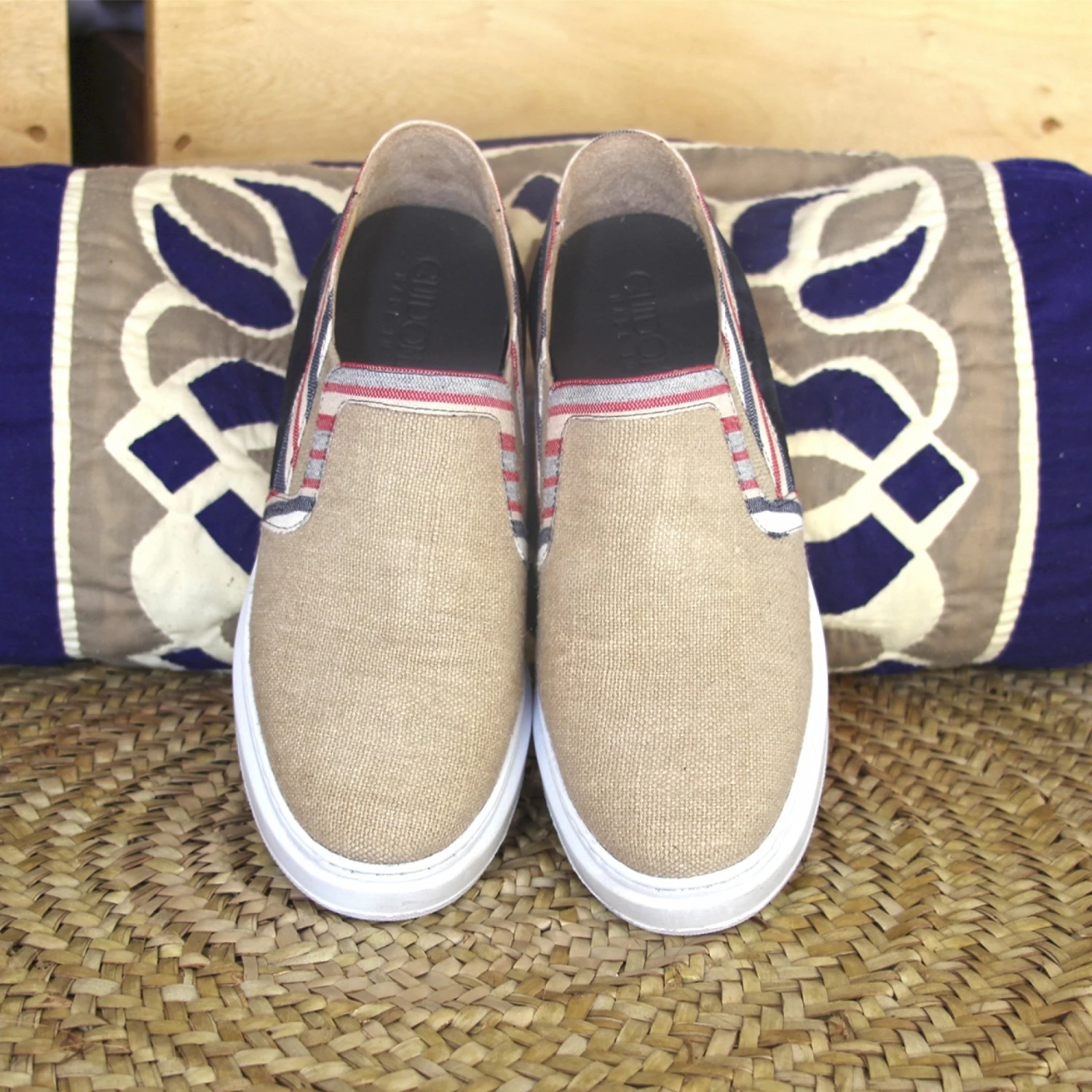 Gijón - Elevator Slip-Ons In Leather/fabric Mix Up To 6 Cm 8 Gijón - Elevator Slip-Ons In Leather/fabric Mix Up To 6 Cm - Image 6