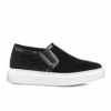 Santander - Elevator Slip-Ons In Leather/fabric Mix Up To 6 Cm -Deals Guidomaggi Store elevated shoes santander