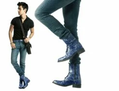 Van Gogh - Elevator Boots In Full Grain Leather From 2.4 To 4 Inches -Deals Guidomaggi Store elevator boot 5 1