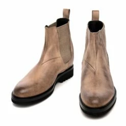 Danube - Elevator Boots In Full Grain Leather From 2.4 To 3.1 Inches