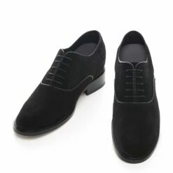 Desenzano - Elevator Shoes In Suede Leather From 2.4 To 3.1 Inches