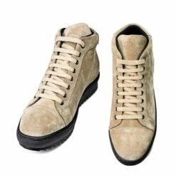 Stamford - Elevator Sneakers In Suede Leather From 2.4 To 3.1 Inches