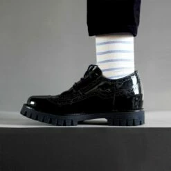 Union Square - Elevator Shoes In Painted Leather From 2.4 To 3.1 Inches -Deals Guidomaggi Store elevator shoes union square