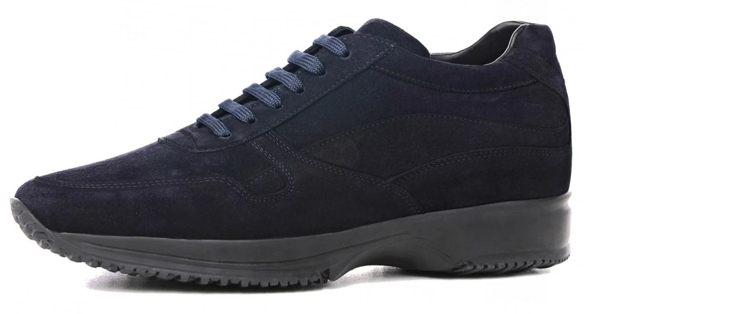 Bruges - Elevator Sneakers In Suede Leather From 2.4 To 4 Inches 4 Bruges - Elevator Sneakers In Suede Leather From 2.4 To 4 Inches - Image 2