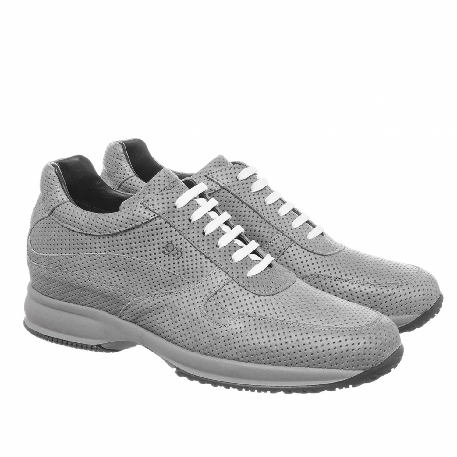 Tarifa - Elevator Sneakers In Mix Of Leathers From 2.4 To 4 Inches 6 Tarifa - Elevator Sneakers In Mix Of Leathers From 2.4 To 4 Inches - Image 4