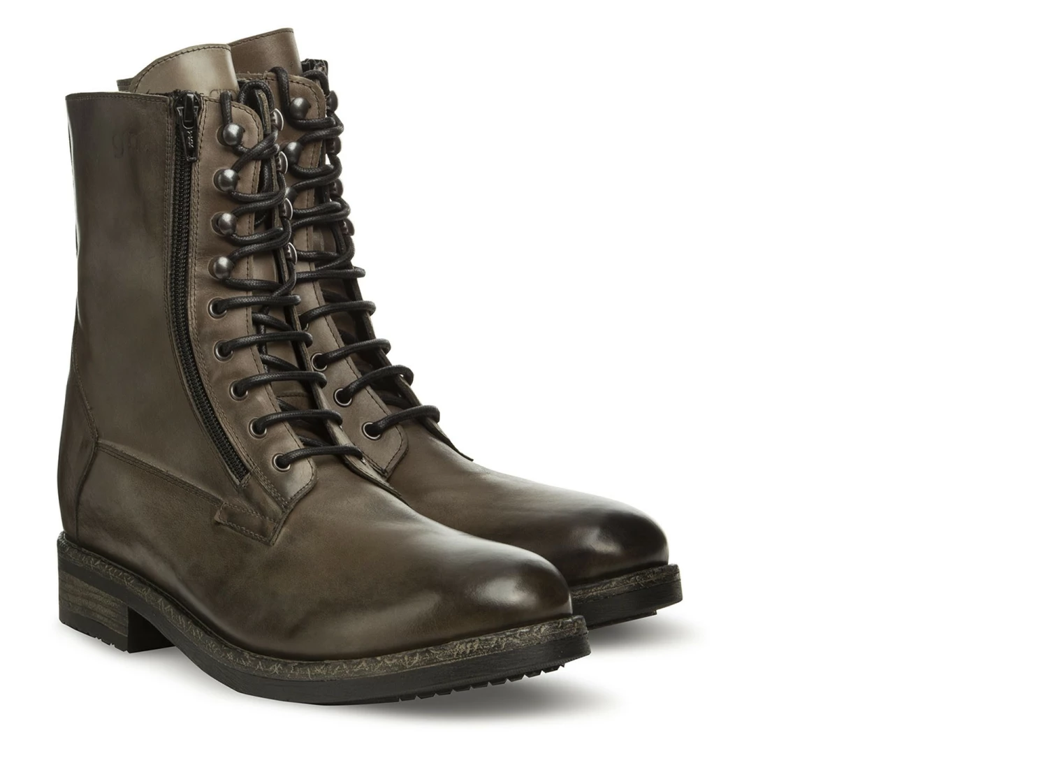 Detroit - Elevator Boots In Full Grain Leather From 2.4 To 4 Inches 3 Detroit - Elevator Boots In Full Grain Leather From 2.4 To 4 Inches