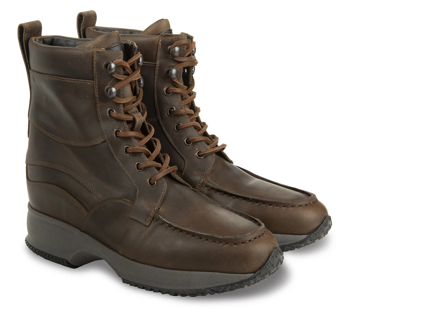 Tallinn - Elevator Sneakers In Full Grain Leather From 2.4 To 4 Inches 3 Tallinn - Elevator Sneakers In Full Grain Leather From 2.4 To 4 Inches