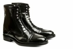 Hereford - ELEVATOR BOOTS IN FULL GRAIN LEATHER FROM 2.4 TO 4 INCHES