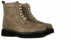 Dundee - Elevator Boots In Suede Leather From 4 To 6 Inches
