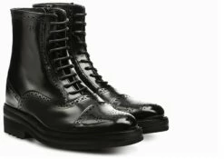 Blonie - Elevator Boots In Full Grain Leather From 2.4 To 4 Inches