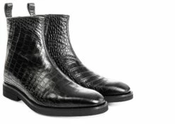 Noto - Elevator Boots In Full Grain Leather From 2.4 To 4 Inches