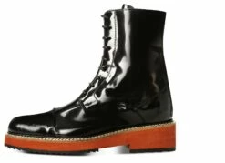 Malmö - Elevator Boots In Patent Leather From 4 To 6 Inches