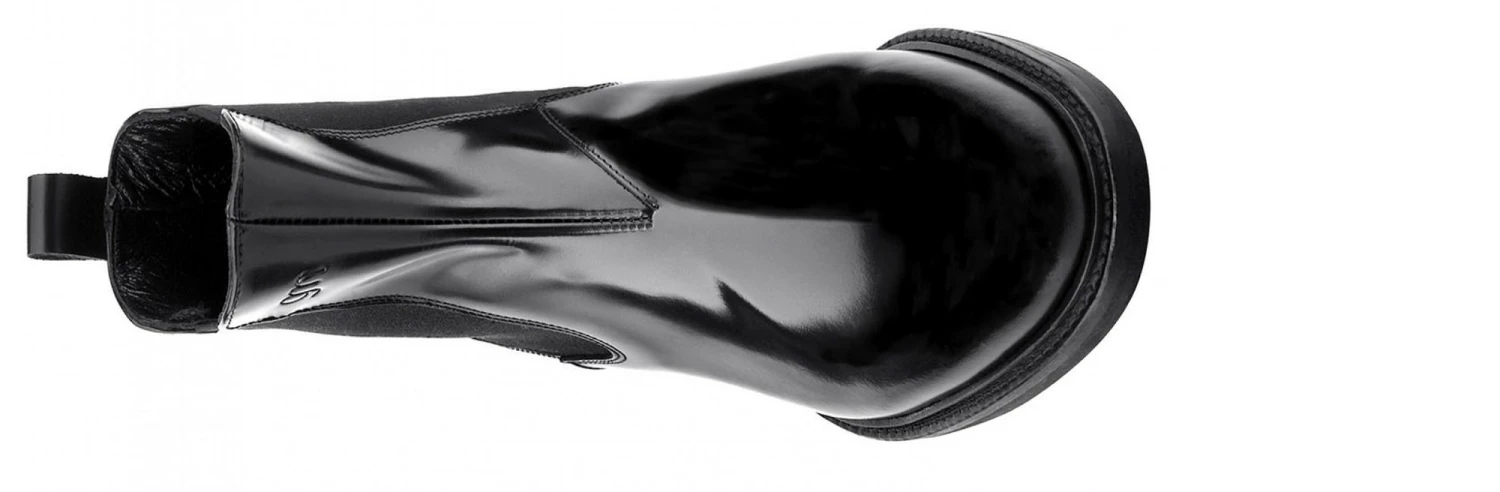 Chelsea Black W - Elevator Boots In Brushed Leather From 2.4 To 3.1 Inches 5 Chelsea Black W - Elevator Boots In Brushed Leather From 2.4 To 3.1 Inches - Image 3