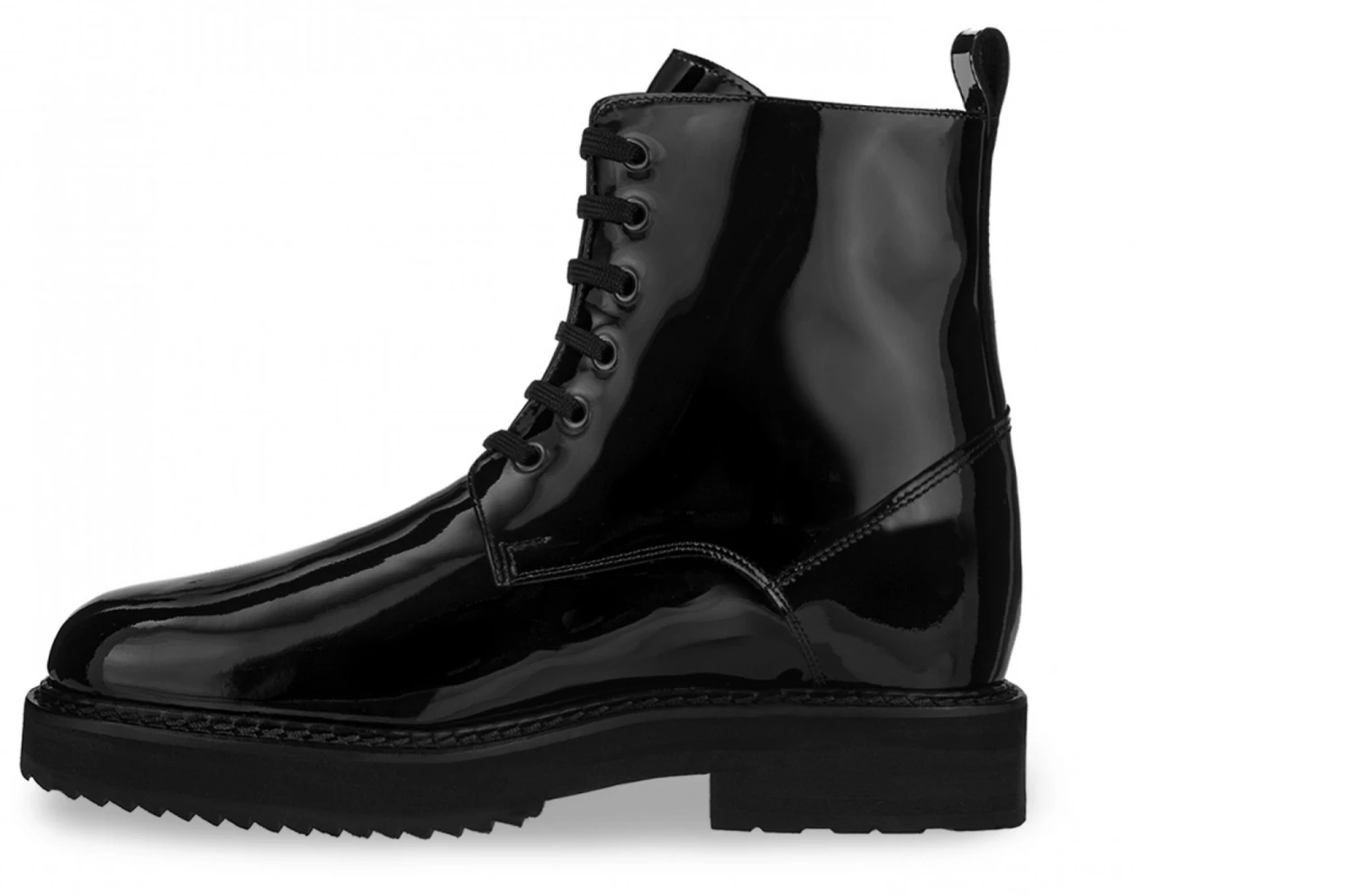 Nuremberg - Elevator Boots In Varnish Leather From 4 To 6 Inches 4 Nuremberg - Elevator Boots In Varnish Leather From 4 To 6 Inches - Image 2