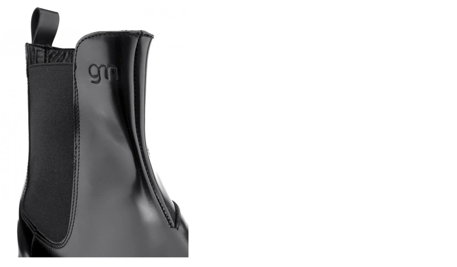 Chelsea Black W - Elevator Boots In Brushed Leather From 2.4 To 3.1 Inches 6 Chelsea Black W - Elevator Boots In Brushed Leather From 2.4 To 3.1 Inches - Image 4