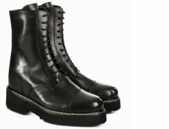 Hong Kong - Elevator Boots In Full Grain Leather From 4 To 6 Inches