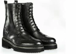 Macau - Elevator Boots In Full Grain Leather From 4 To 6 Inches