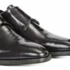 Marsala - Elevator Shoes In Leather/fabric Mix From 2.4 To 3.1 Inches -Deals Guidomaggi Store elevator dress shoes 1 3 12