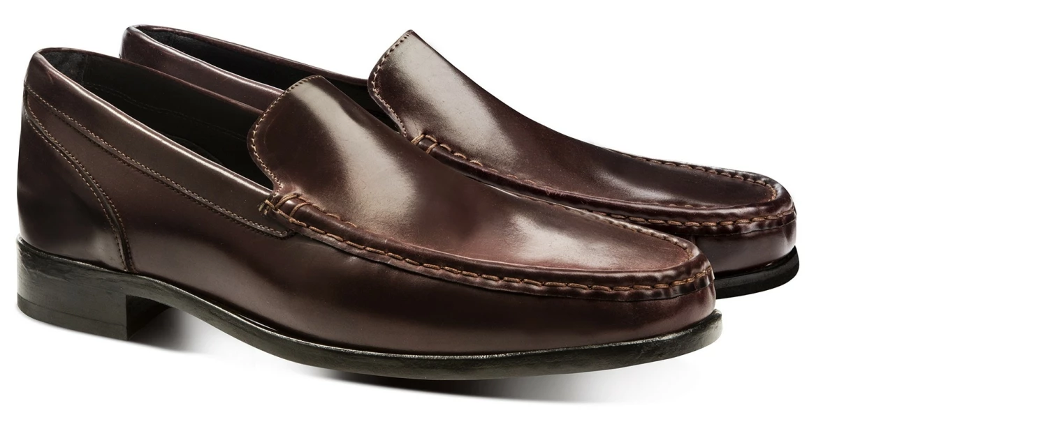 FARAONE - Elevator Loafers In Shell Cordovan Leather Up To 2 Inches 3 FARAONE - Elevator Loafers In Shell Cordovan Leather Up To 2 Inches