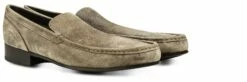 Oruro - Elevator Loafers In Waxed Leather Up To 2.6 Inches