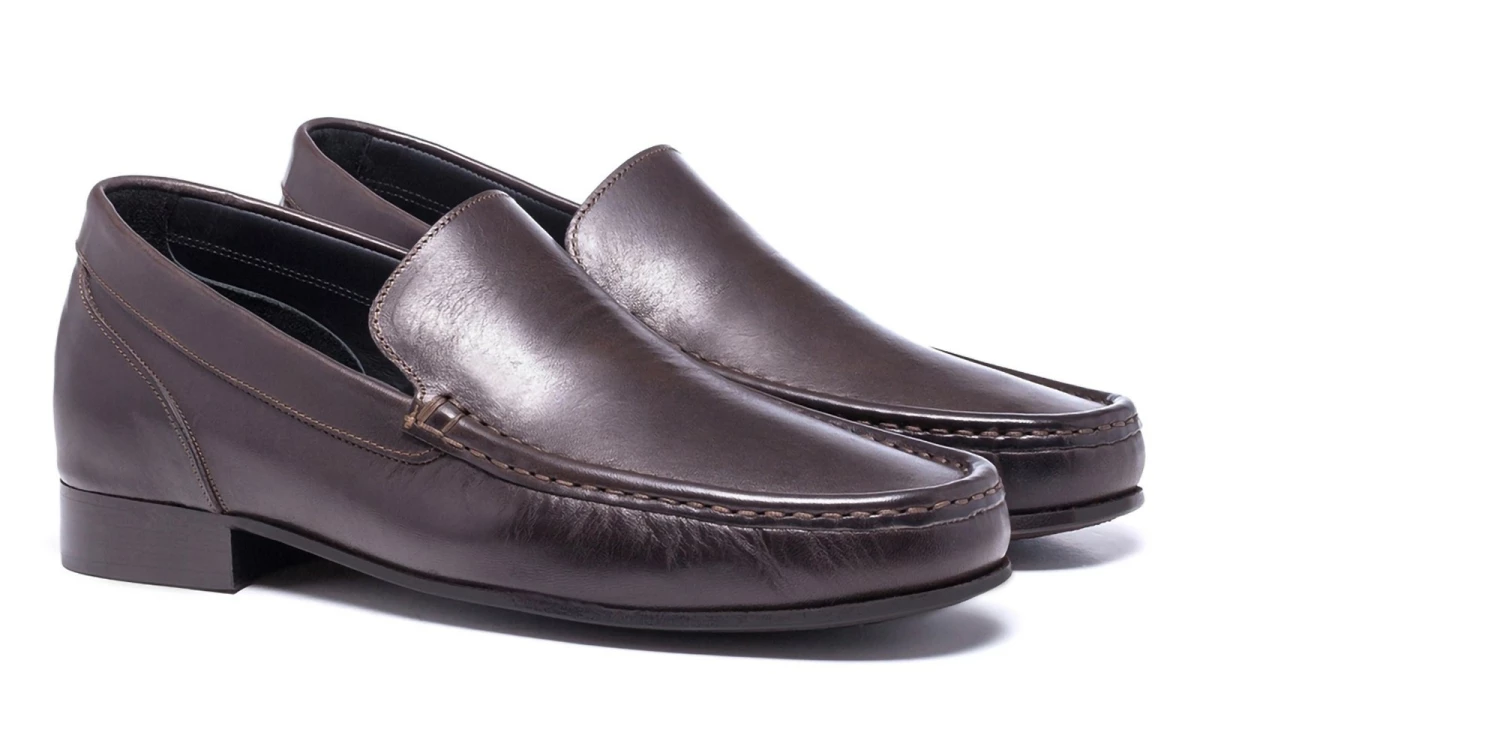 Ankara - Elevator Loafers In Cordovan Leather Up To 2.6 Inches 3 Ankara - Elevator Loafers In Cordovan Leather Up To 2.6 Inches