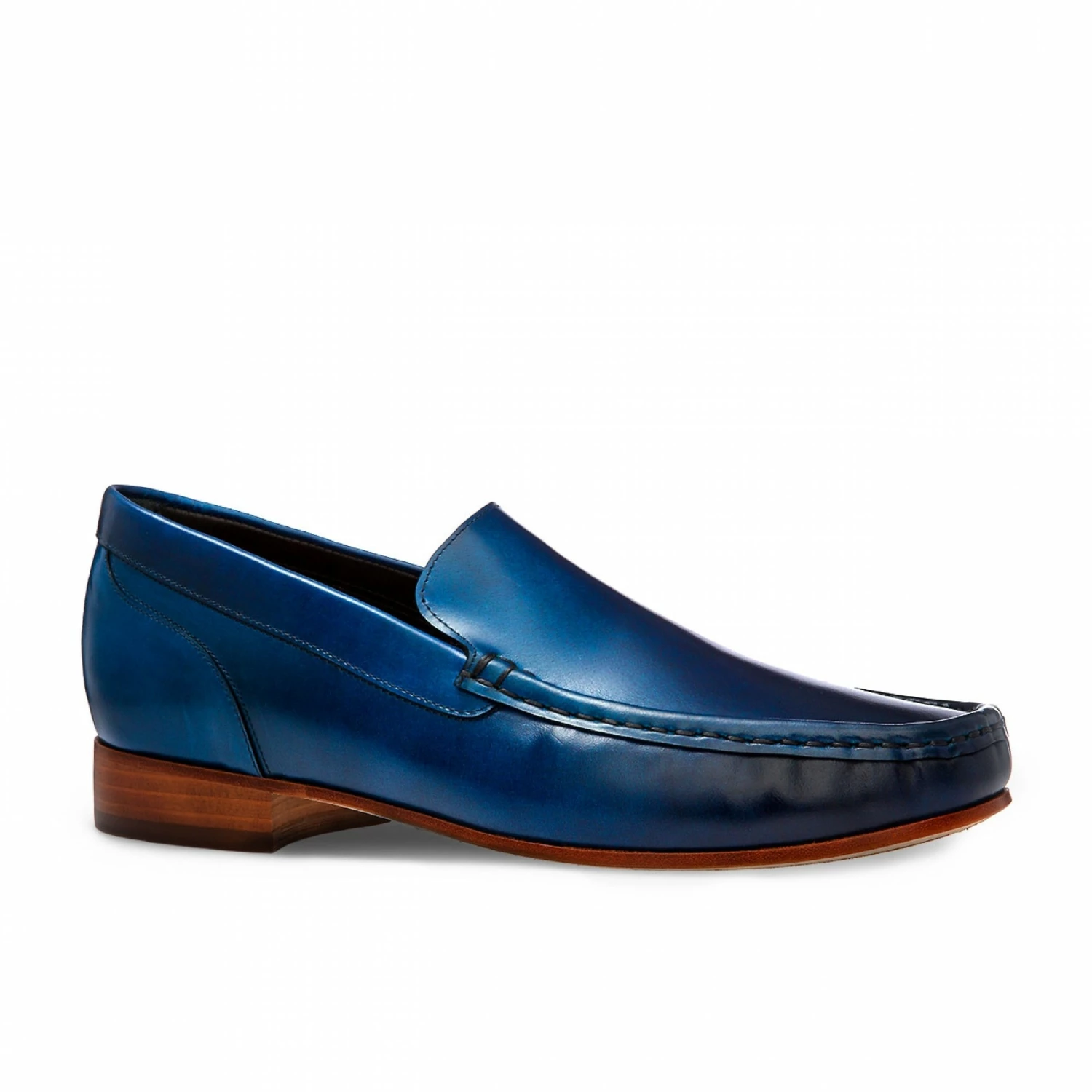 Blue Bay - Elevator Loafers In Shell Cordovan Leather Up To 2.6 Inches 4 Blue Bay - Elevator Loafers In Shell Cordovan Leather Up To 2.6 Inches - Image 2