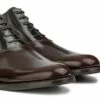 Edmonton - Elevator Dress Shoes In Brushed Leather From 2.4 To 3.1 Inches