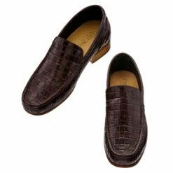 Manama - Elevator Loafers In Woven Pattern Leather Up To 2.6 Inches 9 Manama - Elevator Loafers In Woven Pattern Leather Up To 2.6 Inches -Deals Guidomaggi Store elevator shoes manama1