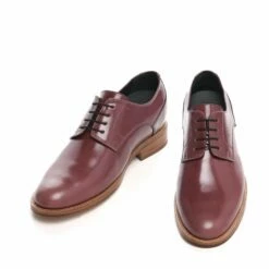 Lille - Elevator Shoes In Cordovan Leather From 2.4 To 3.1 Inches -Deals Guidomaggi Store elevator shoes1 lille