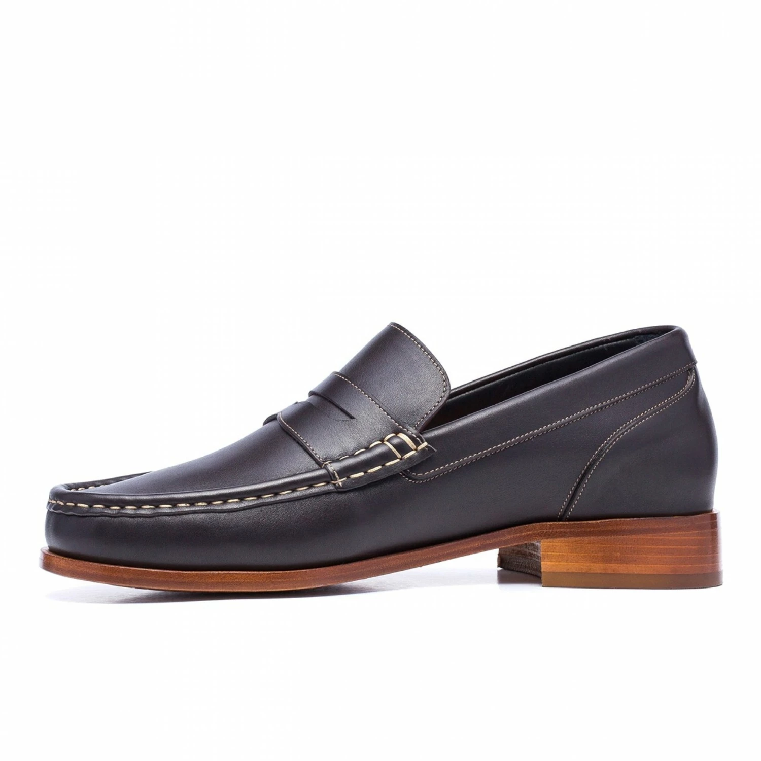 Muscat - Elevator Loafers In Full Grain Leather Up To 2.6 Inches 4 Muscat - Elevator Loafers In Full Grain Leather Up To 2.6 Inches - Image 2