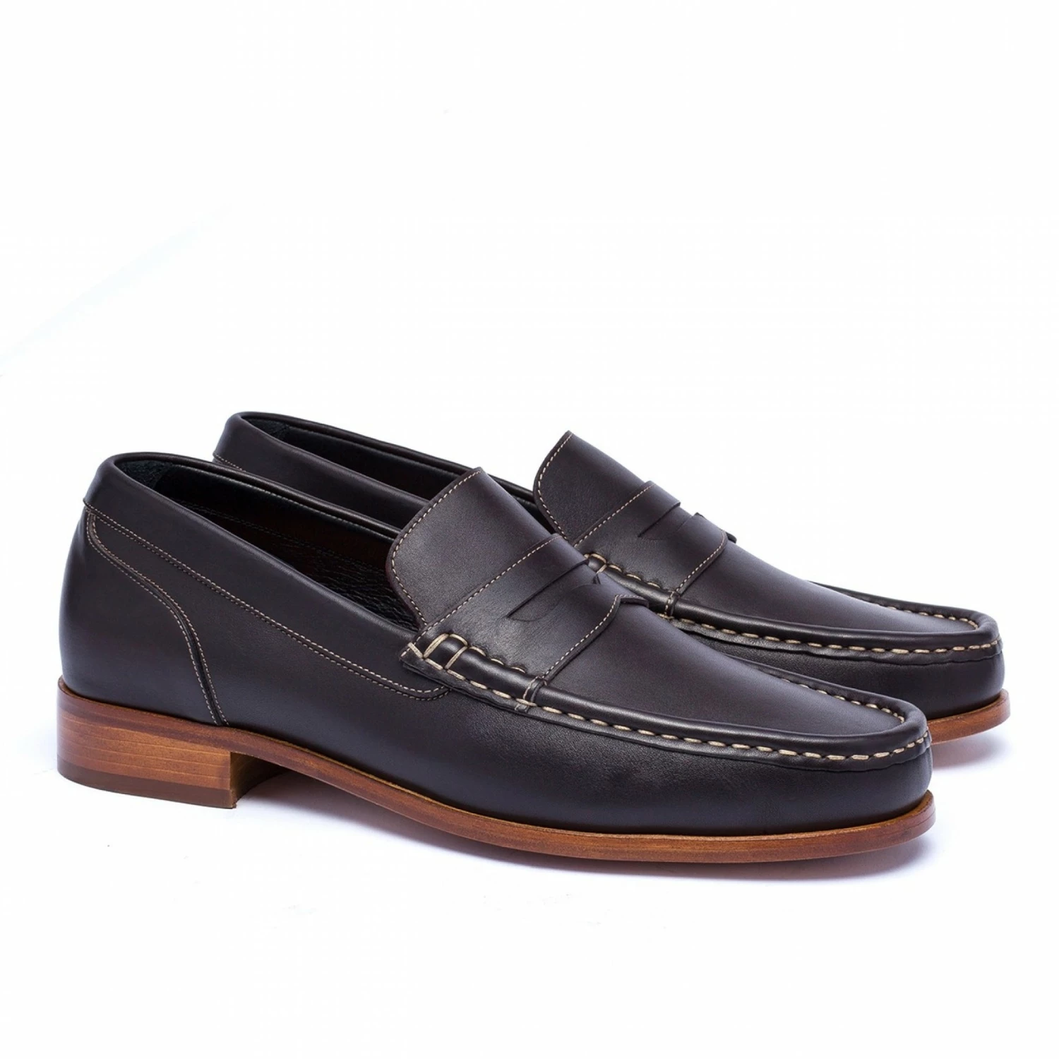 Muscat - Elevator Loafers In Full Grain Leather Up To 2.6 Inches 6 Muscat - Elevator Loafers In Full Grain Leather Up To 2.6 Inches - Image 4