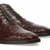 Leduc - Elevator Shoes In Crocodile Leather From 2.4 To 3.1 Inches -Deals Guidomaggi Store elevator shoes 01 1
