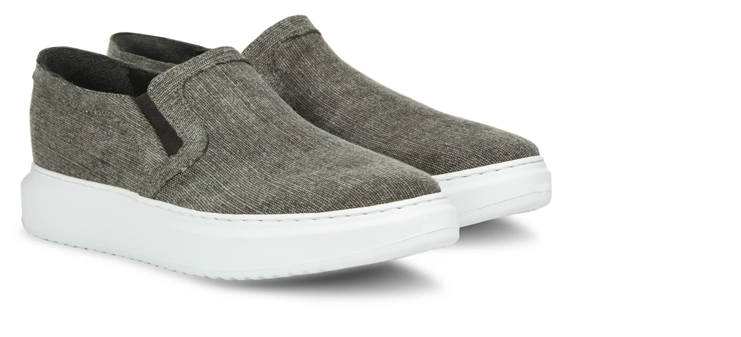 Palmi - Elevator Loafers In Leather/fabric Up To 6 Cm 3 Palmi - Elevator Loafers In Leather/fabric Up To 6 Cm