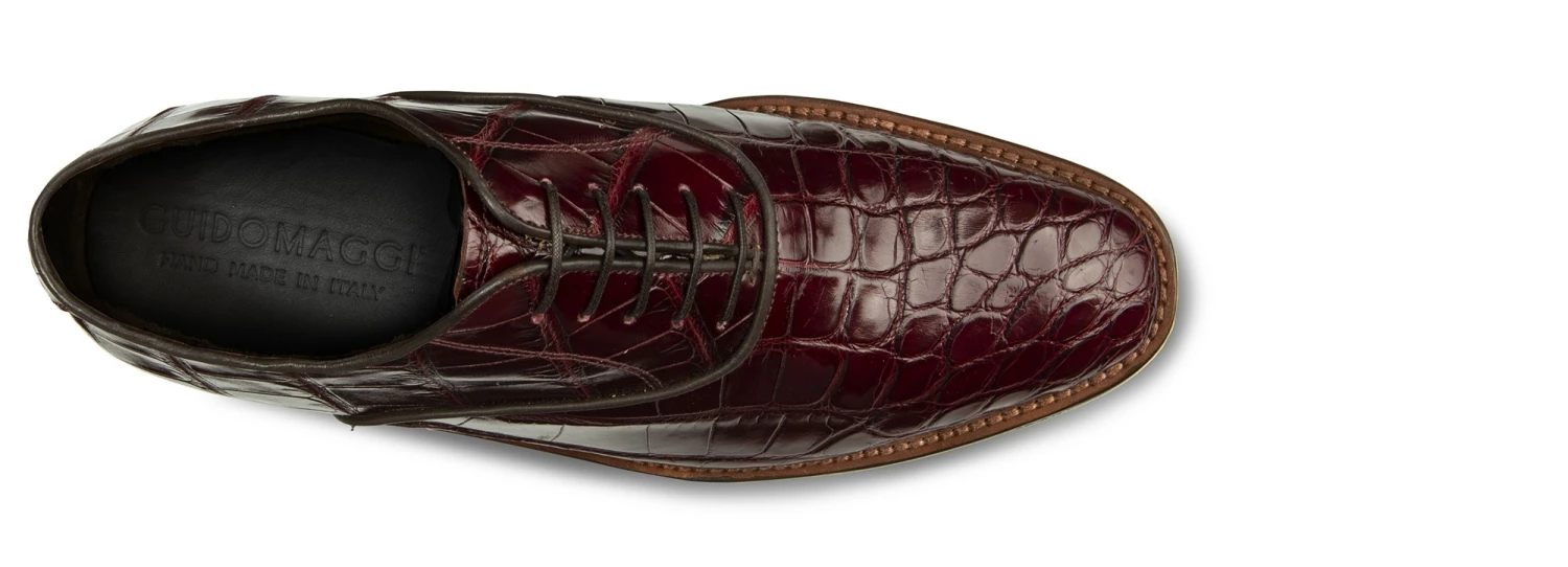 Leduc - Elevator Shoes In Crocodile Leather From 2.4 To 3.1 Inches 6 Leduc - Elevator Shoes In Crocodile Leather From 2.4 To 3.1 Inches - Image 4