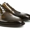 Pachuca - Elevator Shoes In Brushed Leather From 2.4 To 3.1 Inches -Deals Guidomaggi Store elevator shoes 1 29 1