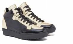Sacramento - Elevator Sneakers In Mix Of Leathers From 2.4 To 4 Inches