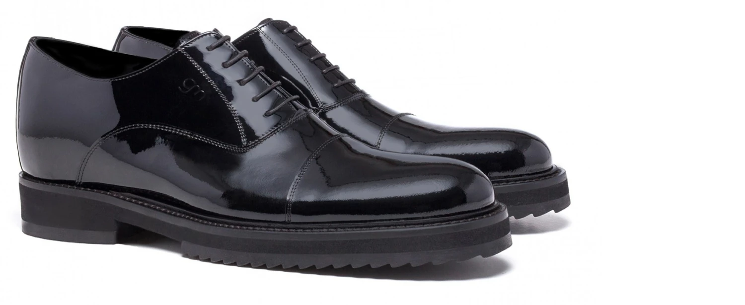 Trocadèro - Elevator Shoes In Varnish Leather From 2.4 To 3.1 Inches 3 Trocadèro - Elevator Shoes In Varnish Leather From 2.4 To 3.1 Inches