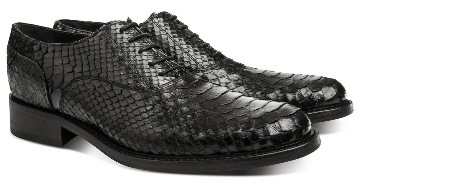 Tolosa - Elevator Shoes In Python Leather From 2.4 To 3.1 Inches 3 Tolosa - Elevator Shoes In Python Leather From 2.4 To 3.1 Inches