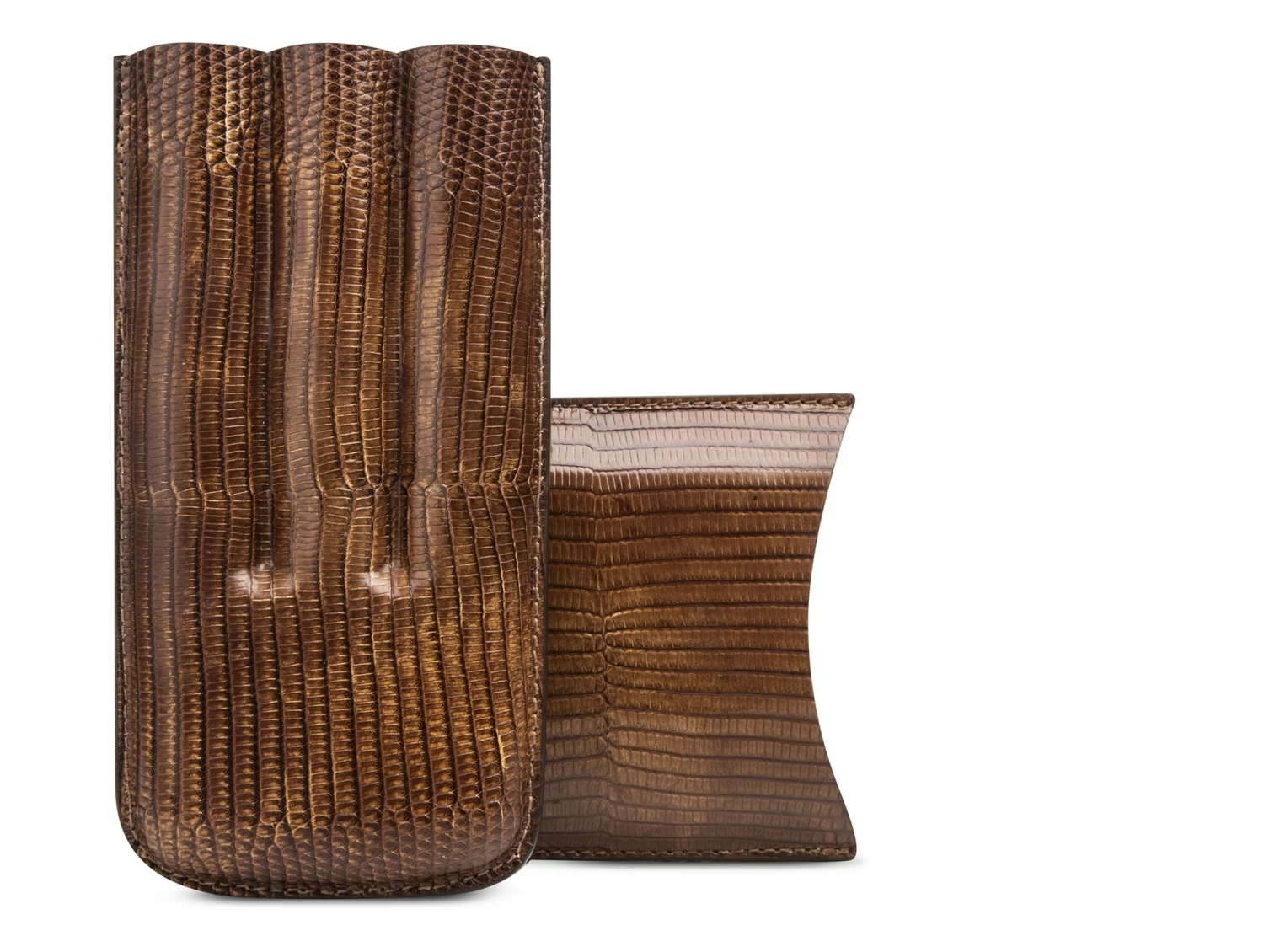 Elvis -Cigare Case In Teju Lizard Leather 4 Elvis -Cigare Case In Teju Lizard Leather - Image 2