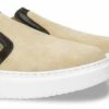 Bangkok - Elevator Slip-Ons In Leather/Fabric Up To 2.4 Inches -Deals Guidomaggi Store elevator shoes 1 42 4