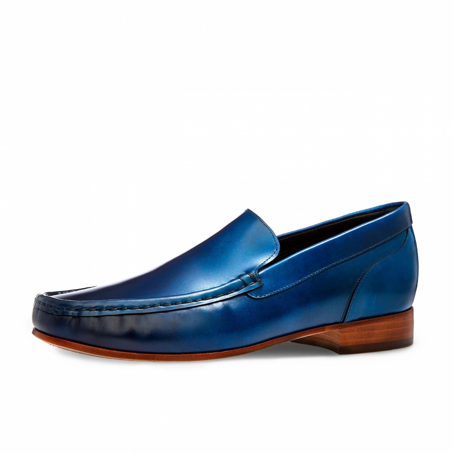 Blue Bay - Elevator Loafers In Shell Cordovan Leather Up To 2.6 Inches 5 Blue Bay - Elevator Loafers In Shell Cordovan Leather Up To 2.6 Inches - Image 3