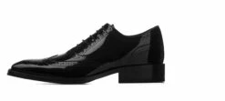 Black Lake - Elevator Dress Shoes In Varnish Leather From 2.4 To 3.1 Inches -Deals Guidomaggi Store elevator shoes 329 2