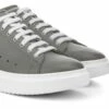 Keller - Elevator Sneakers In Full Grain Leather From 2.4 To 3.1 Inches -Deals Guidomaggi Store elevator shoes 333 1