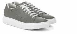 Keller - Elevator Sneakers In Full Grain Leather From 2.4 To 3.1 Inches