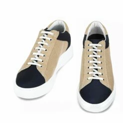 Milos - ELEVATOR SNEAKERS IN FABRIC FROM 2.4 TO 3.1 INCHES