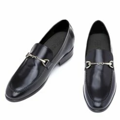 Toulouse - Elevator Loafers In Brushed Leather Up To 2.6 Inches -Deals Guidomaggi Store elevator shoes 3 1